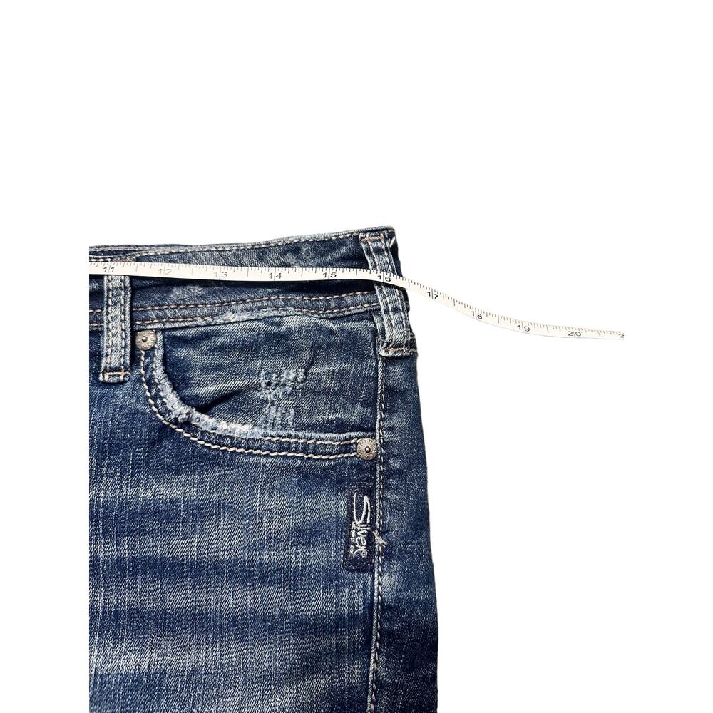 Silver Jeans Hand Cut Bermuda Shorts Size 30 - Suki Slim Boot - Picture 5 of 6